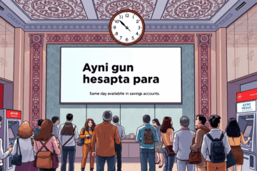 Bir kişinin banka hesabına para yatırma işlemi yaparken