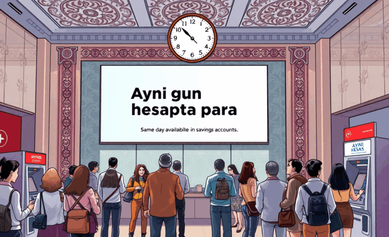 Bir kişinin banka hesabına para yatırma işlemi yaparken