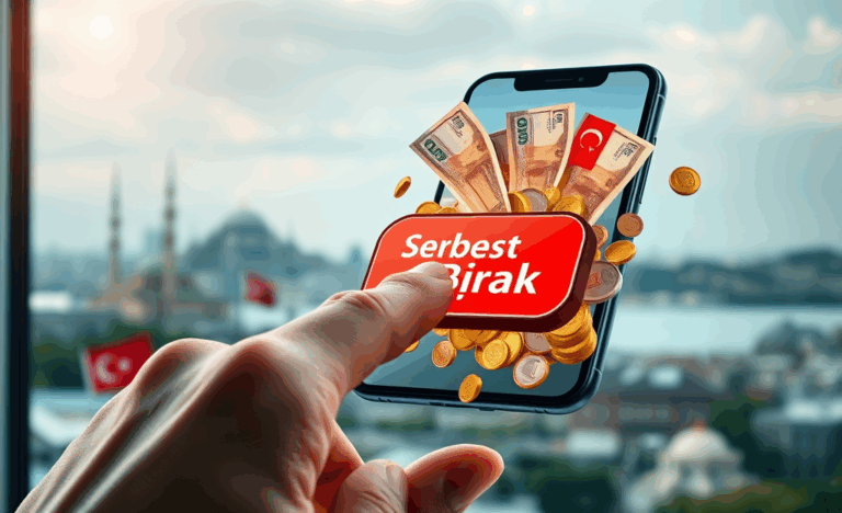 Bir kişinin online platformda bir butona tıklayarak para serbest bırakması