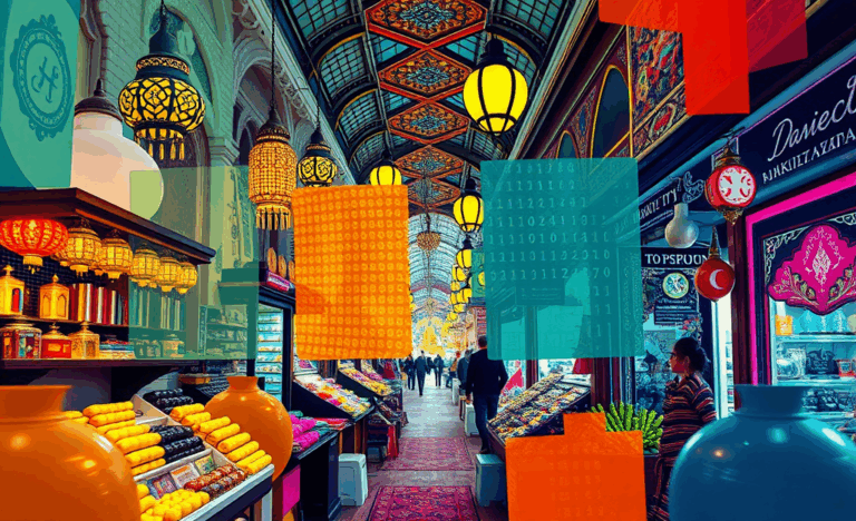 Bilişimde null kavramını temsil eden soyut bir görsel.