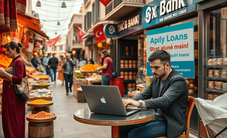 Az belge ile hızlı kredi başvurusu yapan kişi