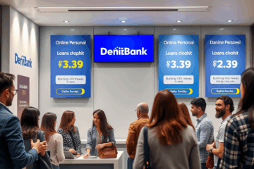 DenizBank çevrimiçi kredi başvuru ekranı ve süreç
