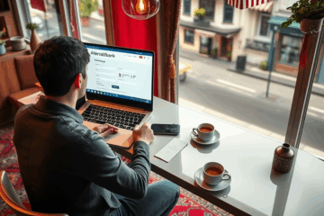 Alternatifbank'tan borç para almak için kredi başvurusu yapan bir müşteri.