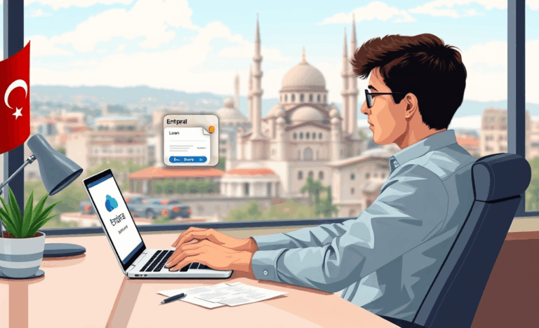 Enpara'nın çevrimiçi kredi başvuru sürecini gösteren bir ekran görüntüsü veya grafik.