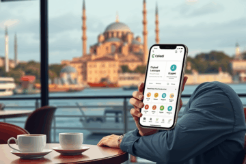 Colendi uygulaması üzerinden dijital kredi alan bir kullanıcıyı gösteren resim.