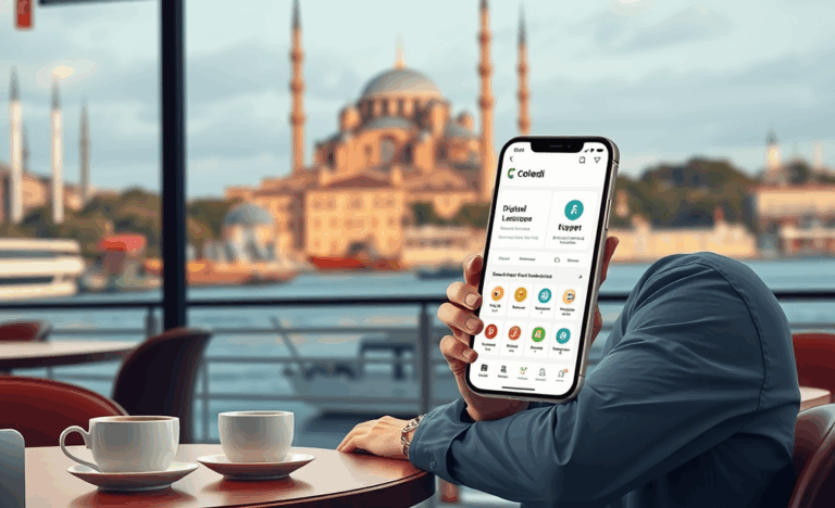 Colendi uygulaması üzerinden dijital kredi alan bir kullanıcıyı gösteren resim.